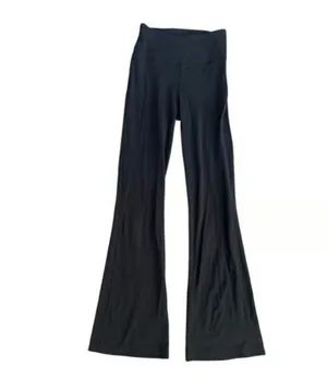 Lululemon Groove Super-High-Rise Flared Pant Nulu Yoga Pant Leggings Black Sz 6 thumbnail 2