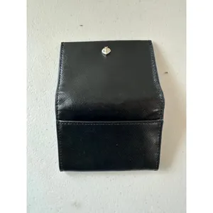 Kate Spade Nadine Slim Card Holder Black Smooth Leather Small Bi-fold Wallet thumbnail 8