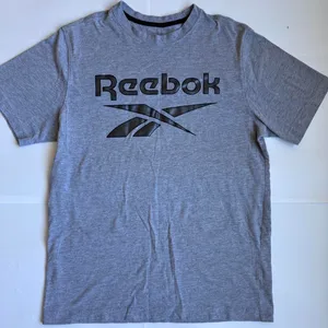 Boys Reebok Tee ✦ Open To All Offers ✦ Bundle Measurements: Used Excellent Condition. Tag Flaw Boys Classic Reebok Gray Casual Tee Short Sleeve XL Tight Athletic Fit. Excellent For Casual & Active Wear. Classic Reebok Front Side. Light Durable Fabrics. Gray / Black ——— TAGS ——— #Compression #Reebok #Athletic #Nike #Casual thumbnail 2