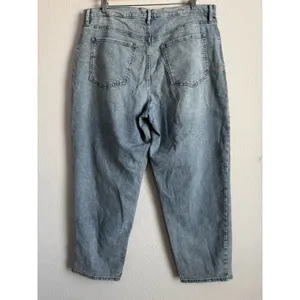 Banana Republic High Rise Straight Ankle Jeans Light Wash‎ Women's Size 33/16 thumbnail 2
