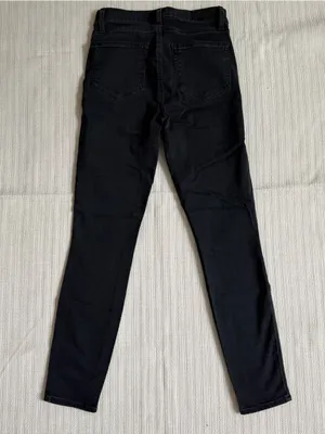 Paige Hoxton Ankle Jeans in Magical Night Black Skinny Jeans Size 26 thumbnail 9