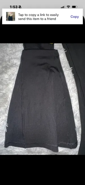 Aerie Black Crossover Flare Leggings thumbnail 3