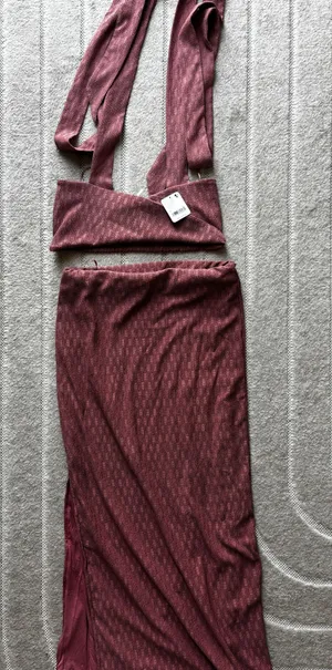 Free People Maroon Set thumbnail 1