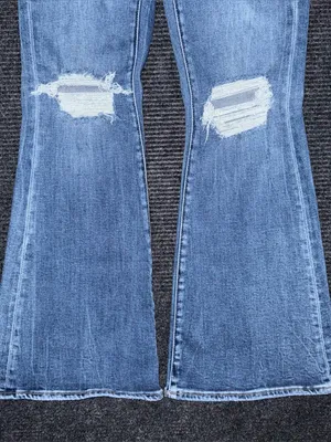 Buckle Black Fit No 53 Flare Stretch Jeans Sz 26x30 Distressed Mid Rise BBW3405S thumbnail 5