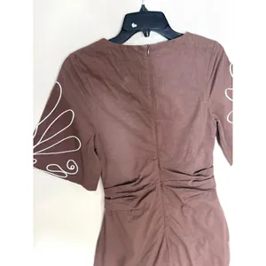 Mon Renn Essie brown Mini Dress Small thumbnail 6
