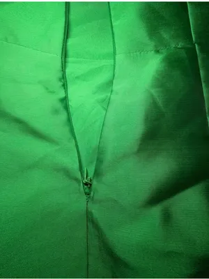 Eliza J Kelly Green Mini Dress with Statement Bow broken zipper 34 inches long thumbnail 2