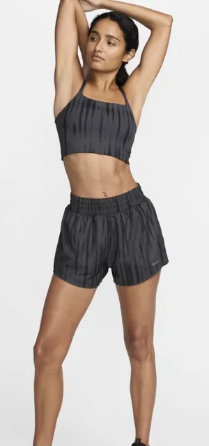 Nike Sports Bra & Shorts Set – Size Medium – Gray Tie-Dye Athletic‎ Set thumbnail 1