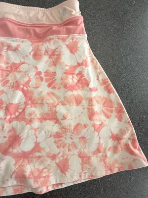Prince Pink Floral Tie Dye Tennis Skort Athletic Golf Skirt Built-In Shorts M thumbnail 5