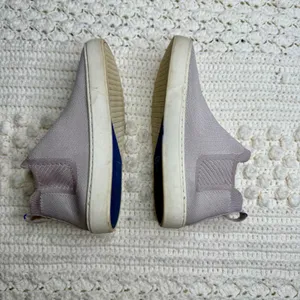 ROTHY'S Women's Size 6.5 Chelsea Boot Shoes Lilac Gray Slip On High Top Sneaker thumbnail 11