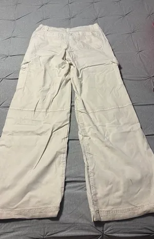 American Eagle Cargo Jeans stretch white thumbnail 1