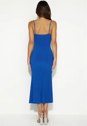 Hello Molly Midi Blue Dress thumbnail 2