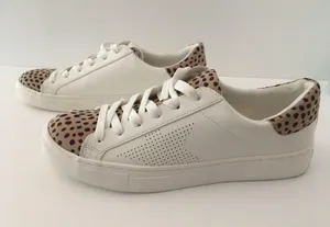 Cheetah Print Sneakers, Size 10 Multi thumbnail 3