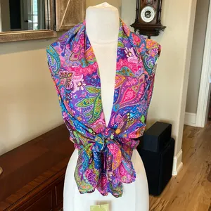 Beach Coverup Wrap Swim New Womens XS S M L Sarong Colorful thumbnail 2