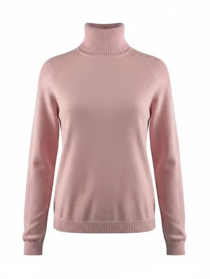 Polo Jeans Company Ralph Lauren Pink‎ Cotton Long Sleeve Turtleneck Sweater XL thumbnail 1