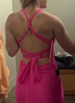 Pink Prom Dress Size 0 thumbnail 2