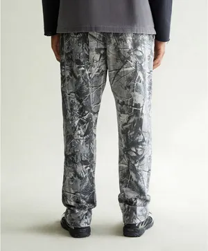 PacSun Gray Camo Straight Leg Sweatpants thumbnail 3