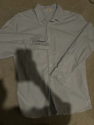 John Galt Button-Up Stripe Flannel Shirt thumbnail 1