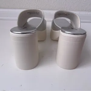 Jeffrey Campbell Silver Platform Heels thumbnail 4