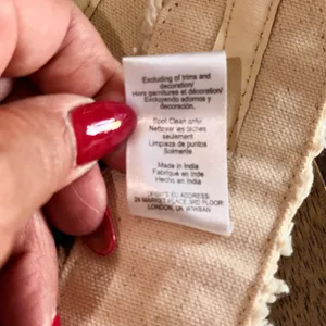 Anthropologie Sherpa Boucle Detachable Bag Strap Cream Texture Purse Replacement thumbnail 7