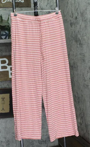 State Of Day Womens Fluid-Knit Pajama Pants 100189720MS Sea Coral Pink M thumbnail 1