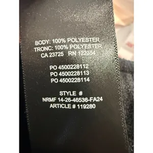 Golden by Aritzia Polartec Fleece Shorts Black Womens XS 119280 Tna Logo‎ thumbnail 6