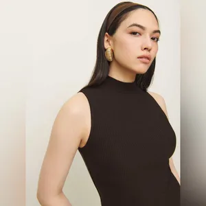 Reformation Skylar Knit Dress, Cafe Color, Size X-Small, $128 thumbnail 2