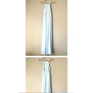 Show me your Mumu halter Maxi dress SMALL baby blue bridesmaid sleeveless thumbnail 5