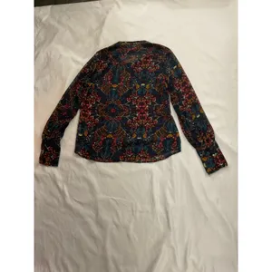 Converse Sheer Floral Long Sleeve Blouse M Cottagecore Dopamine Coquette Girl thumbnail 4