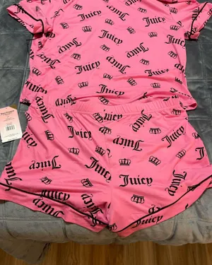 Brand New Juicy Couture Pajama Set Top & Shorts US M thumbnail 5