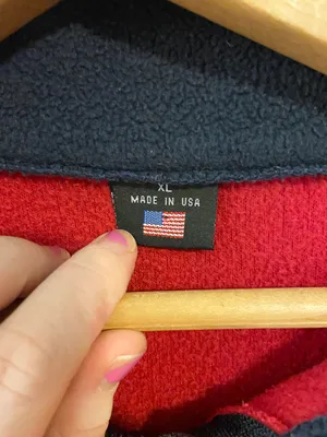 Ameritex USA vintage San Diego red zip up Sherpa jacket thumbnail 5