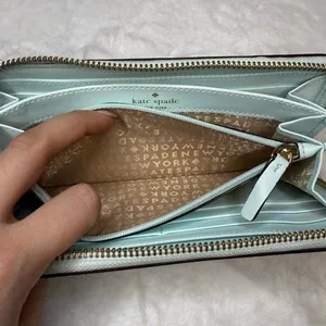 KATE SPADE New York Mint Green Zip Around Wallet thumbnail 3