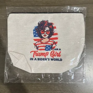 Trump 2024 Travel Cosmetic Makeup Bag thumbnail 1