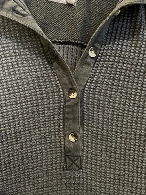 Free People NWT Waffled Sweater thumbnail 5