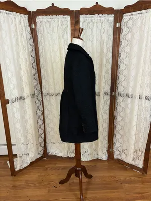Gorgeous Ann Taylor Textured Wool Blend Peacoat thumbnail 3