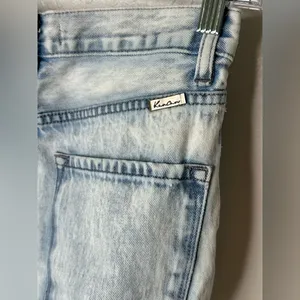 Kancan Women Jeans Size‎ 24 Acid Blue Distressed High Rise 90s Boyfriend Denim thumbnail 13