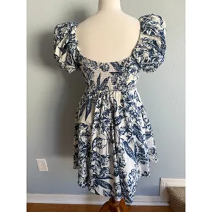 Abercrombie & Fitch Emerson Poplin Puff Sleeve Mini Dress thumbnail 5