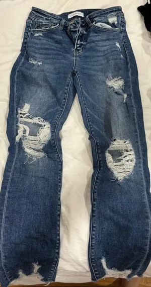 Vervet Flying Monkey Distressed Jeans thumbnail 1