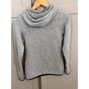 Nike‎ Womens Therma-FIT Hoodie Gray Heather Fleece Pullover Sweater Small thumbnail 2
