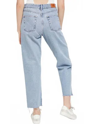UO BDG Pax Ripped High Waist Jeans Urban Outfitters NWT Light Wash Size 28 thumbnail 3
