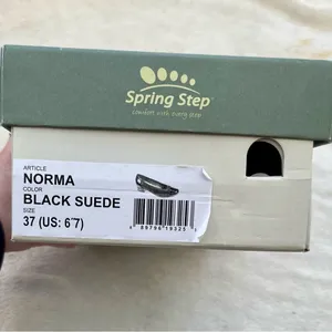 Spring Step Norma Leather Heel Shoes Size 6-7 thumbnail 7