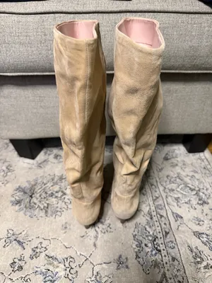 Favorite Daughter Lena Knee High Boot in Shortbread Beige thumbnail 6