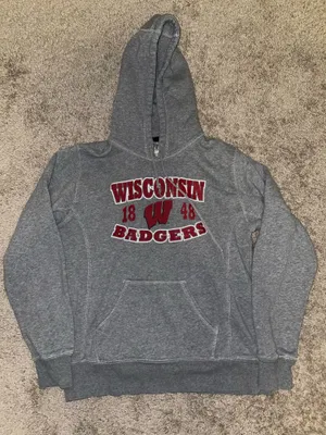Wisconsin badger sweatshirt Gray Size M thumbnail 1