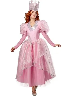Glinda Costume halloween The Wizard of Oz wicked ariana grande maxi dress gown thumbnail 2