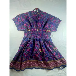 Anthropologie Tobie Mini Shirt dress By Exquise Womens Sm Floral Boho thumbnail 9