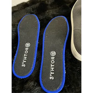 Rothy's The Original Slip On Sneaker Anchor Textile Blue grey Women’s US 8.5 thumbnail 9
