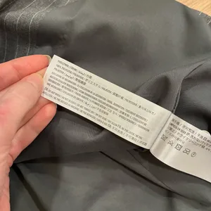 Abercrombie & Fitch Gray Pinstripe Mini Dress with Belt thumbnail 5