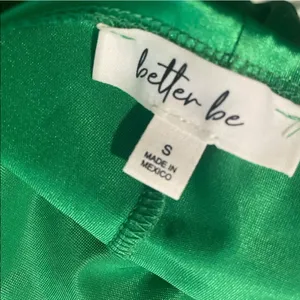 Better Be Emerald Green Satin Mini Slip Dress with Spaghetti Straps thumbnail 2