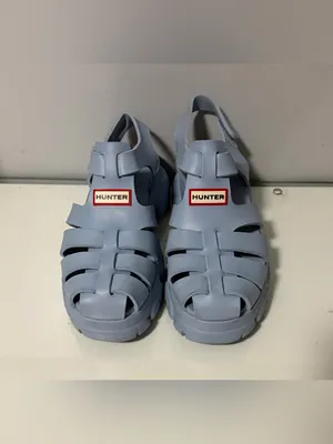 Hunter Light Blue Chunky Fisherman Sandals thumbnail 2