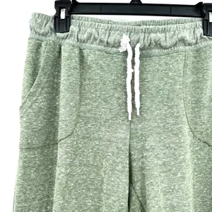 Curfew‎ Size Large Pants Green Loungewear Comfy Elastic Drawstring Skinny Jogger thumbnail 3