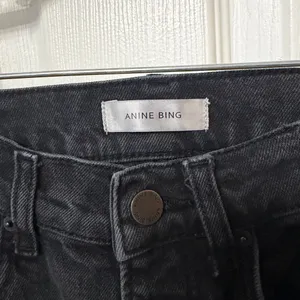 ANINE BING straight leg jeans‎ raw hem high rise 25 thumbnail 5